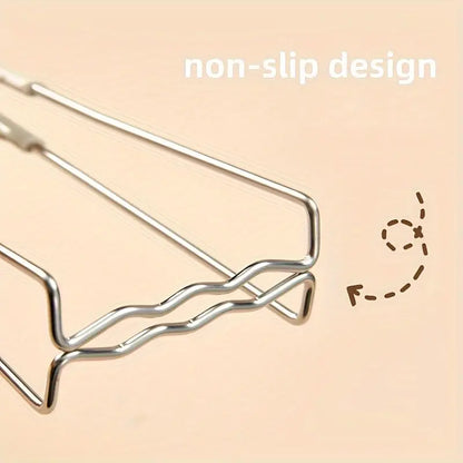 2pcs Stainless Steel Kitchen Clamp Set